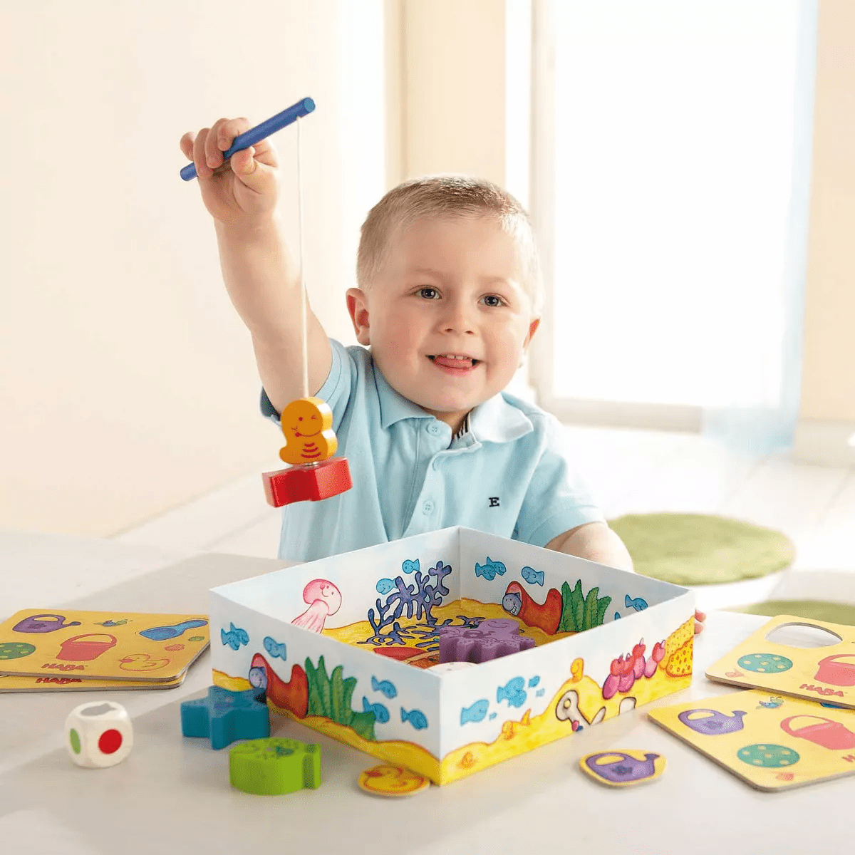 HABA My Very First Games - Here Fishy Fishy! Magnetic Fishing Game Ages 2+ Made in Germany Toddler Games, Learning Toys, Preschool Toys - Image 10