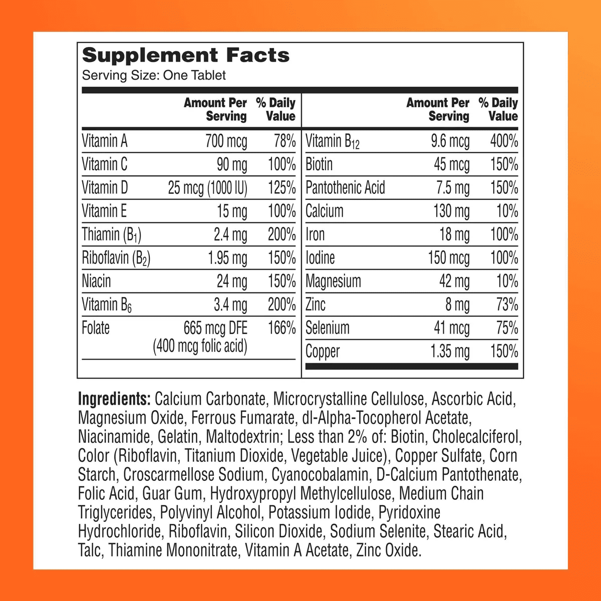 One a Day Women'S Multivitamin Immune Health Support Tablets - Image 9