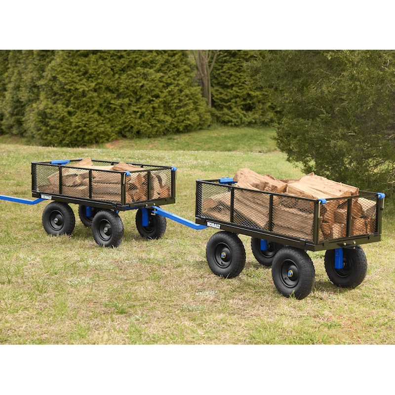 Heavy-Duty 6-Cu Ft Steel Yard Cart - Image 6
