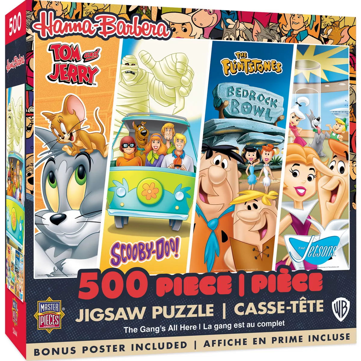 Masterpieces Hanna-Barbera - Classics 500 Piece Jigsaw Puzzle for Adults - Image 2