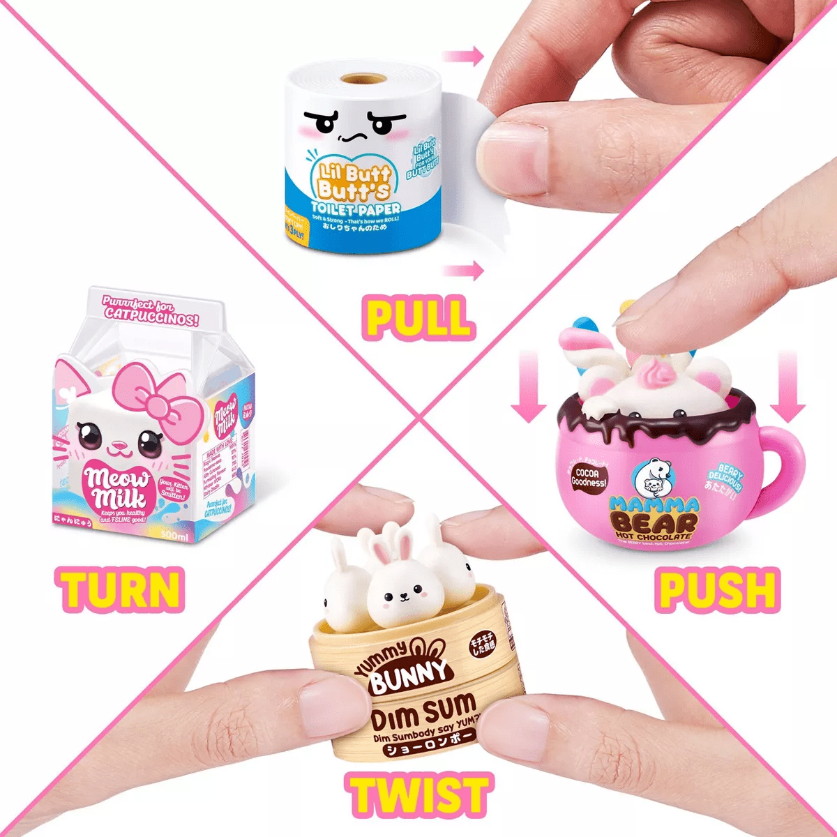 Mini Brands Kawaii Kuties Mini Figure: Articulated Sensory Development Animation Figures, PVC Material - Image 8