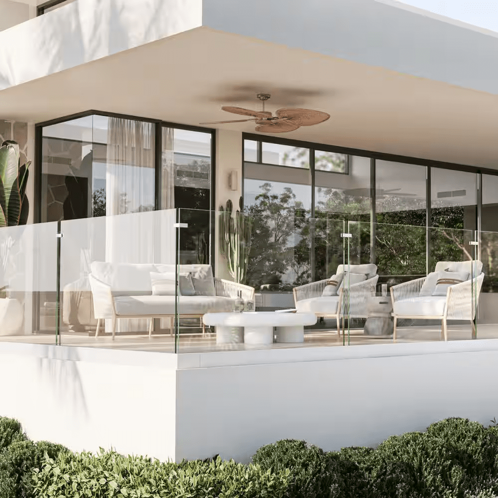 Rana 10 Ft. White Aluminum Base Rail - Image 3