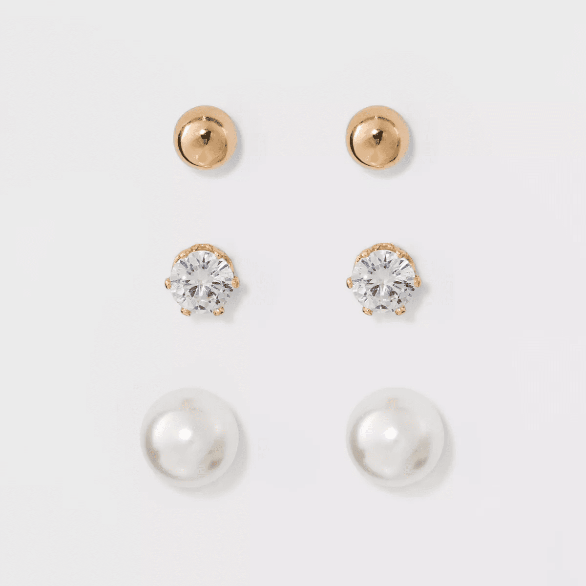 Stud Earring Set 3Pk - a New Day™