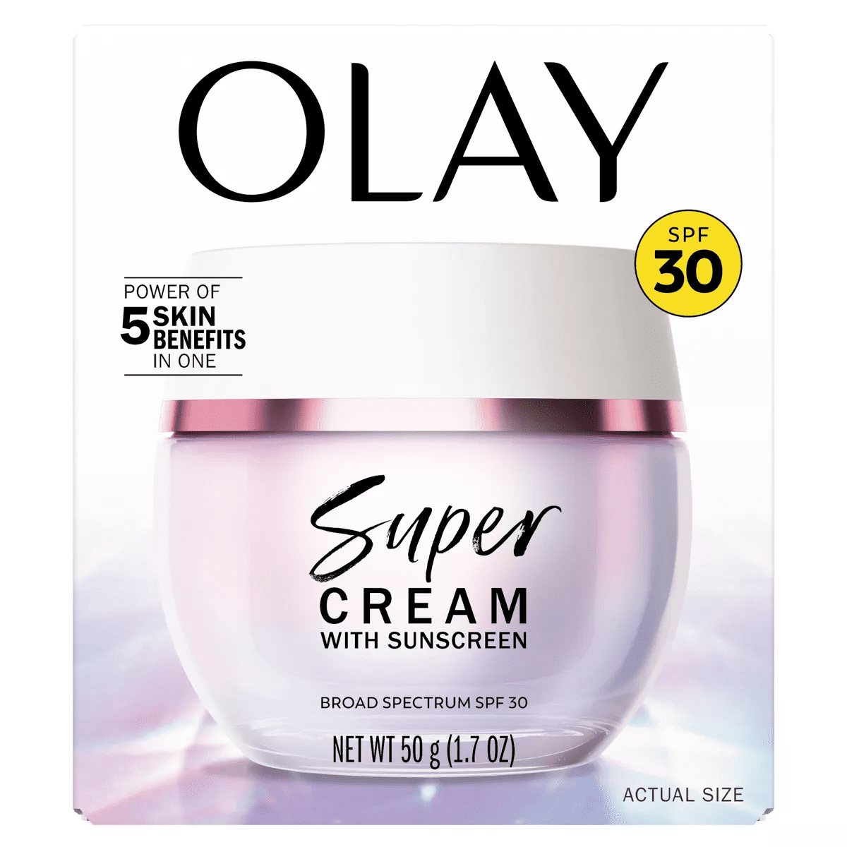 Olay Super Cream Face Moisturizer with Sunscreen - SPF 30 - 1.7Oz - Image 12