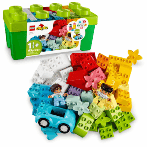 DUPLO Classic Brick Box Building Set with Storage 10913, Toy Car, Number Bricks and More, Learning Toys for Toddlers, Boys & Girls 18 Months Old