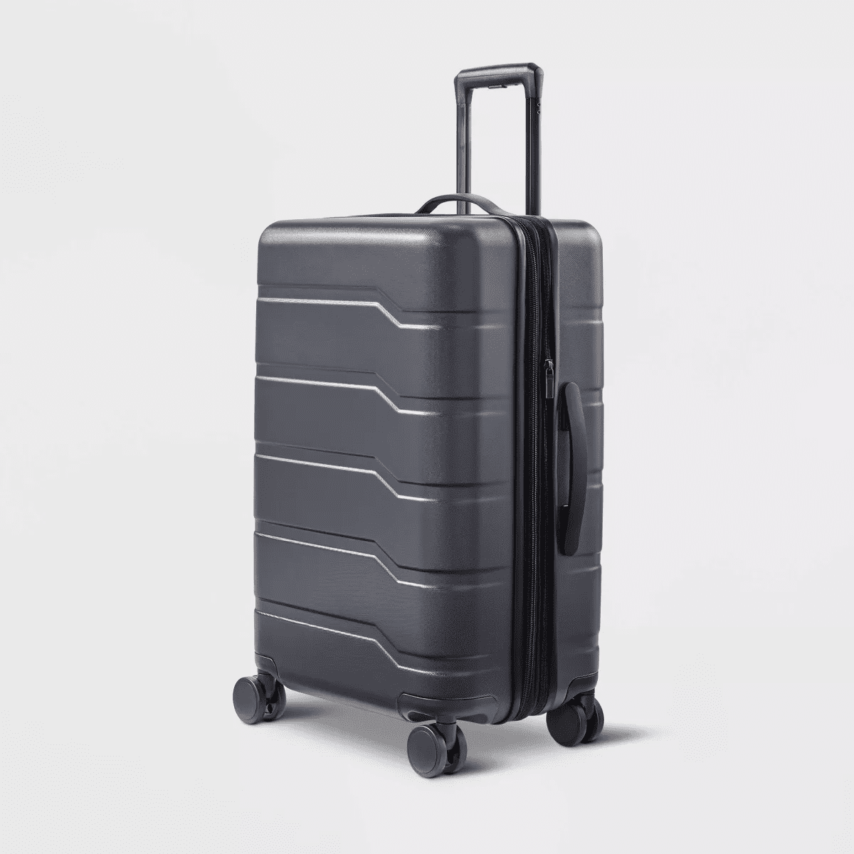 Hardside Medium Checked Suitcase - Open Story - Image 7