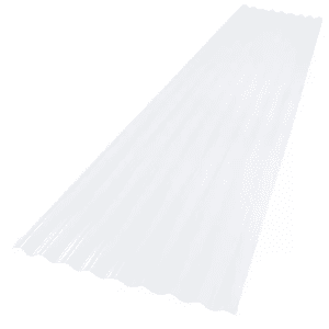 2.2 Ft. X 12 Ft. Corrugated PVC Roof Panel in Clear
