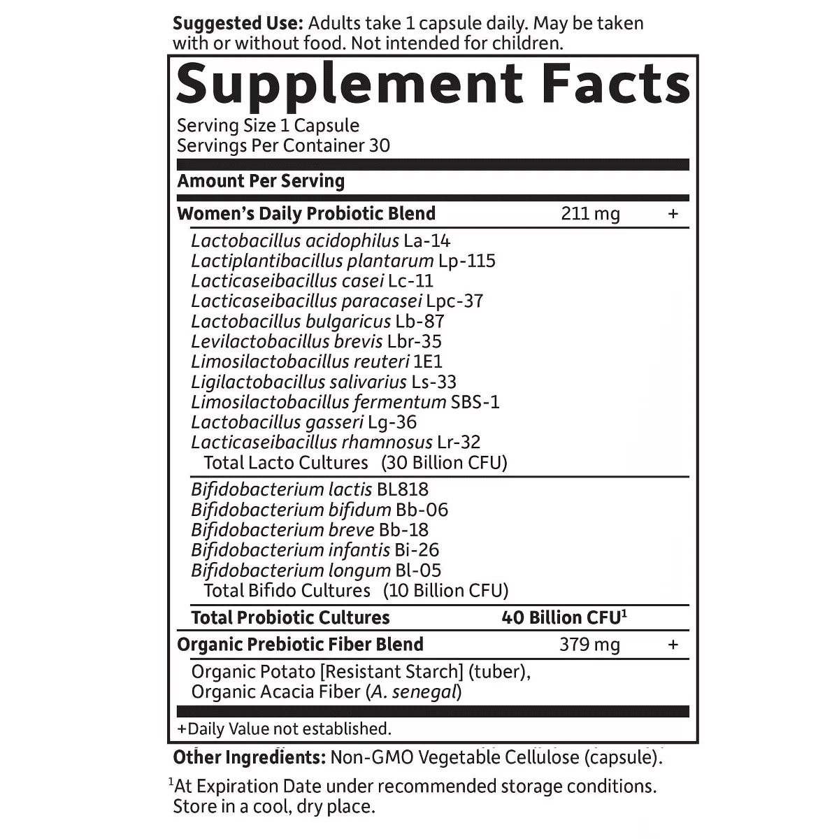 Garden of Life Women'S Probiotics Daily Care Capsules - 30Ct - Image 4