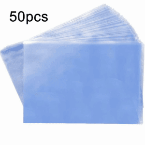 Shrink Wrap, 9.84X15.75 Inch Heat Shrink Wrap Is Used to Store Wrap Embellished Items for Longer Life - Industrial Grade Shrink Wrap Bags Transparent and Odorless (50Pc)