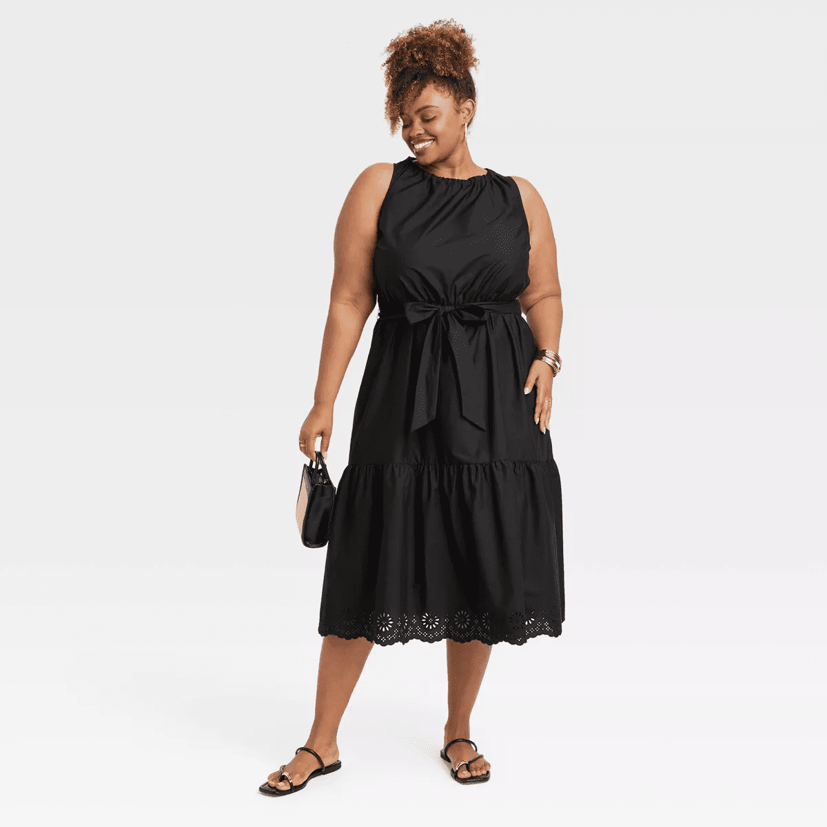 Smooth Band and Ball Ring Set 3Pc - a New Day Gold - Image 8