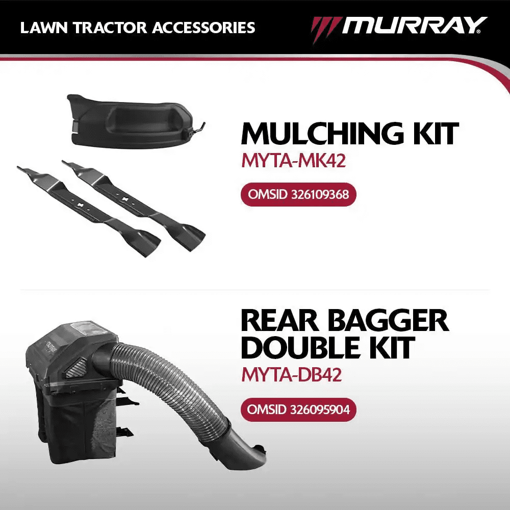 MT100 42 In. 13.5 HP 500Cc E1350 Series Briggs and Stratton Engine 6-Speed Manual Gas Riding Lawn Tractor Mower - Image 13