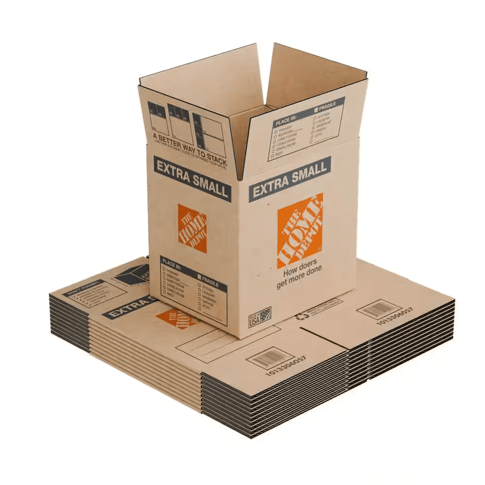10 In. L X 8 In. W X 10 In. D Extra Small Moving Box (10-Pack) - Image 4