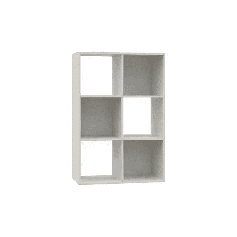 35.88-In H X 24.13-In W X 11.63-In D Rye Stackable Wood Laminate 6 Cube Organizer - Image 18