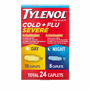Tylenol Cold+Flu Severe Day/Night Caplets - Acetaminophen - 24Ct