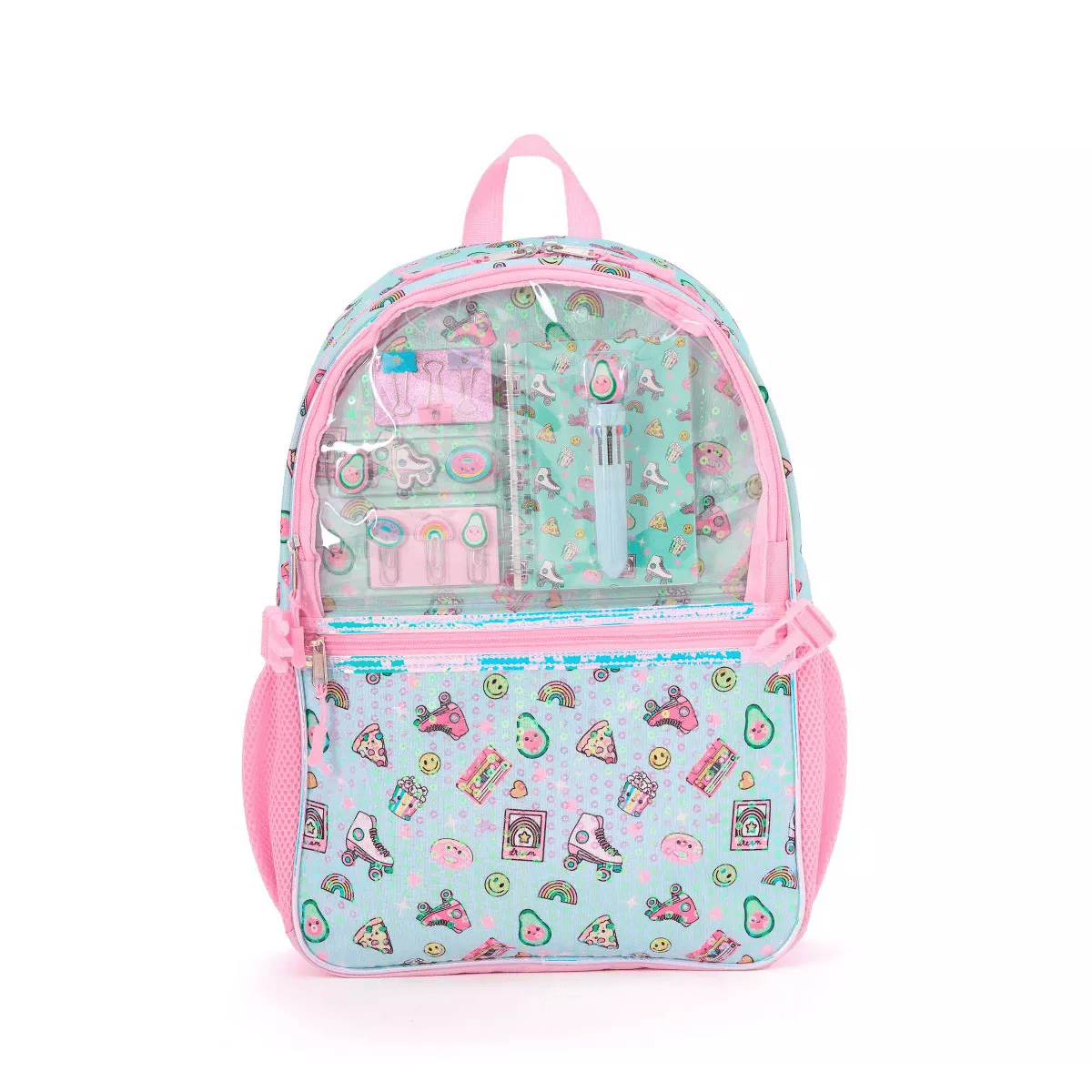 Locker Club Kids' 16L Kids Backpack with Clear Lunch Stationery - Image 2