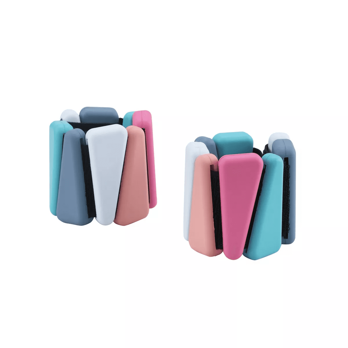 2Pk Adjustable Weights: Vivitar Ankle & Leg Weights, 2 Lbs Pair, Iron, Blue - Image 2