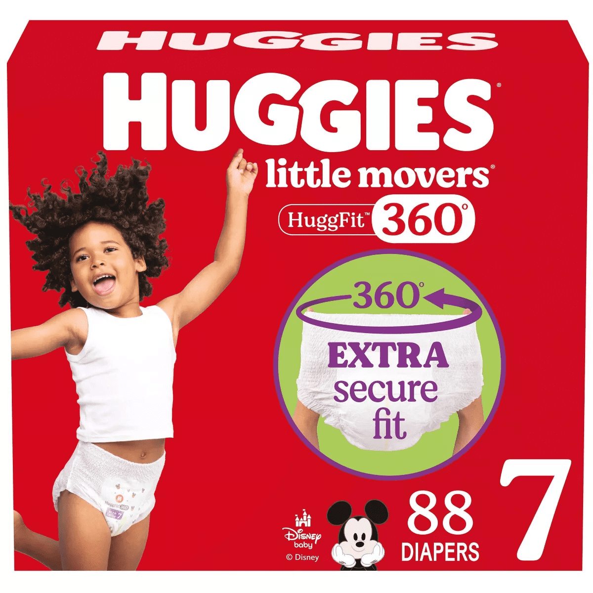 Huggies Little Movers Huggfit 360 Diapers - Image 23