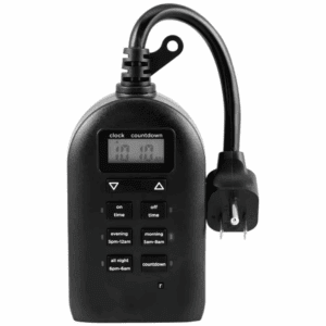 2-Outlet Outdoor Plug-In Digital Timer