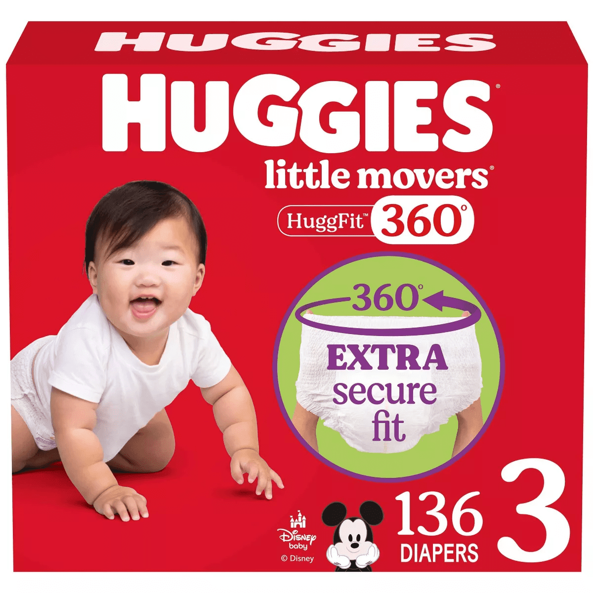 Huggies Little Movers Huggfit 360 Diapers - Image 21