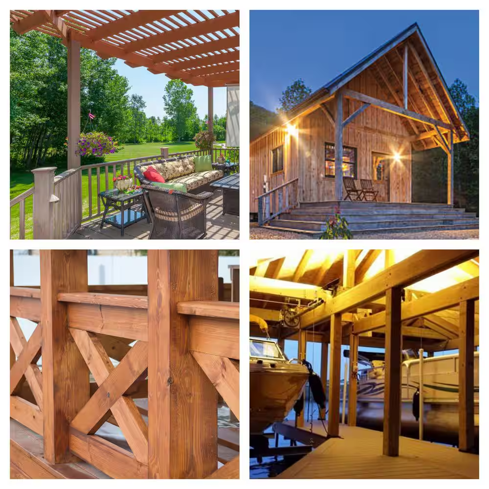 1/4 In. X 5 In. Exterior Powerlags Washer Head Torx T-Star Structural Wood Lag Screws (200-Piece) Bulk Mini Bit Included - Image 4