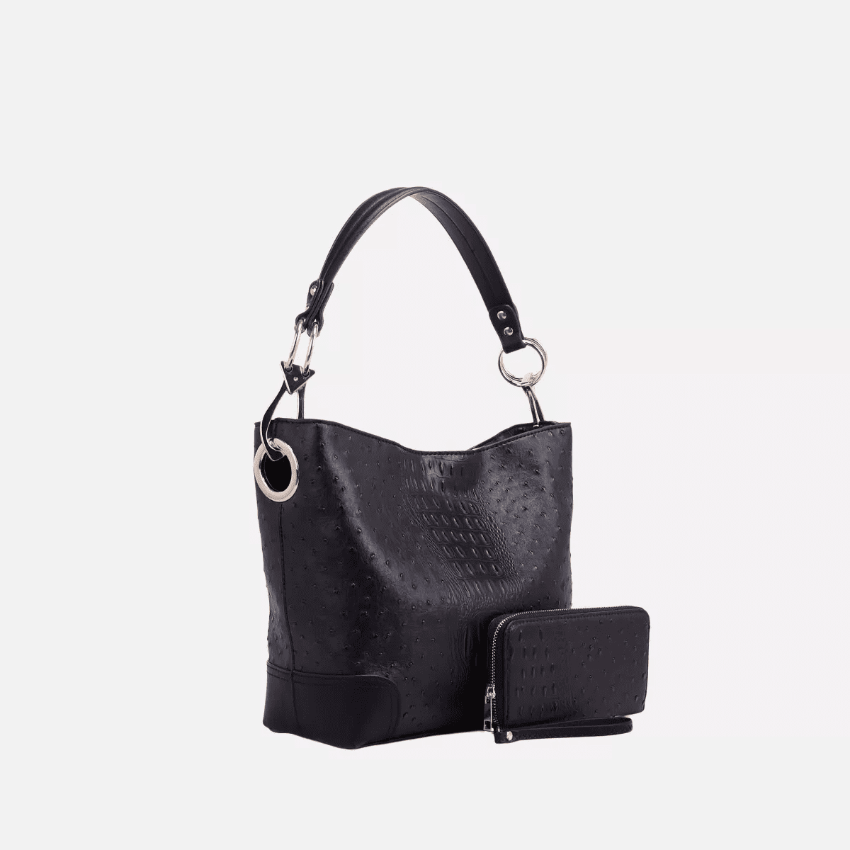 MKF Collection Wandy Soft Vegan Leather Hobo & Wallet Set by Mia K - Image 5