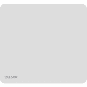 Allsop® Accutrack Slimline Mouse Pad (Silver) in White