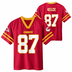 NFL Kansas City Chiefs Travis Kelce Boys' Short Sleeve Jersey