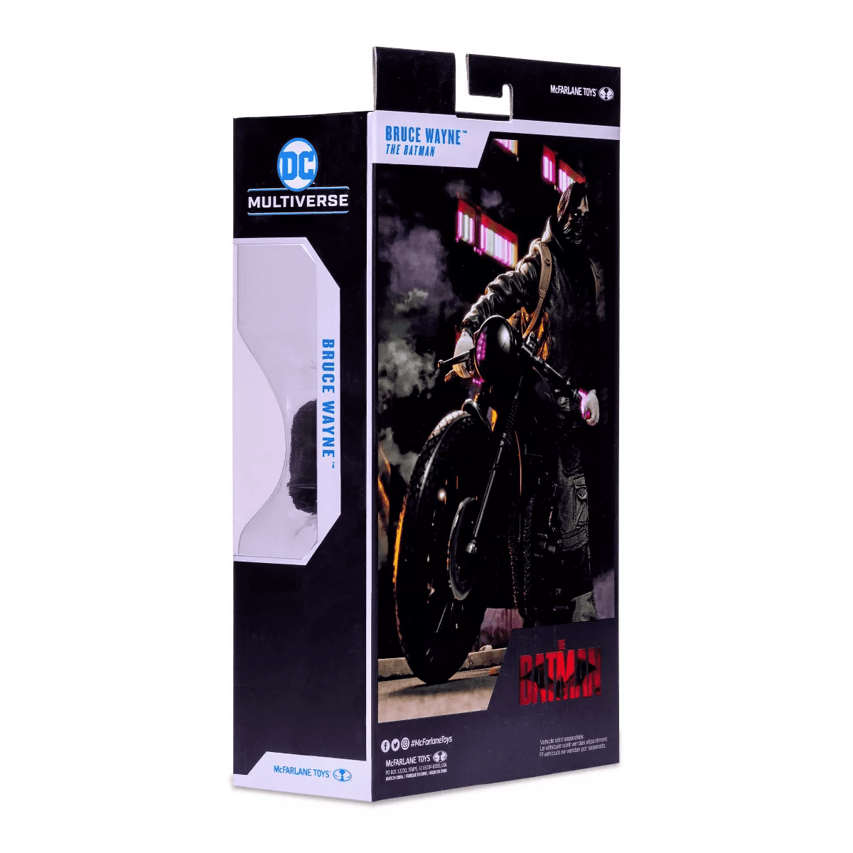 DC Comics the Batman Movie - Bruce Wayne Action Figure: Mcfarlane Toys, 22 Points of Articulation, Gotham Theme - Image 9