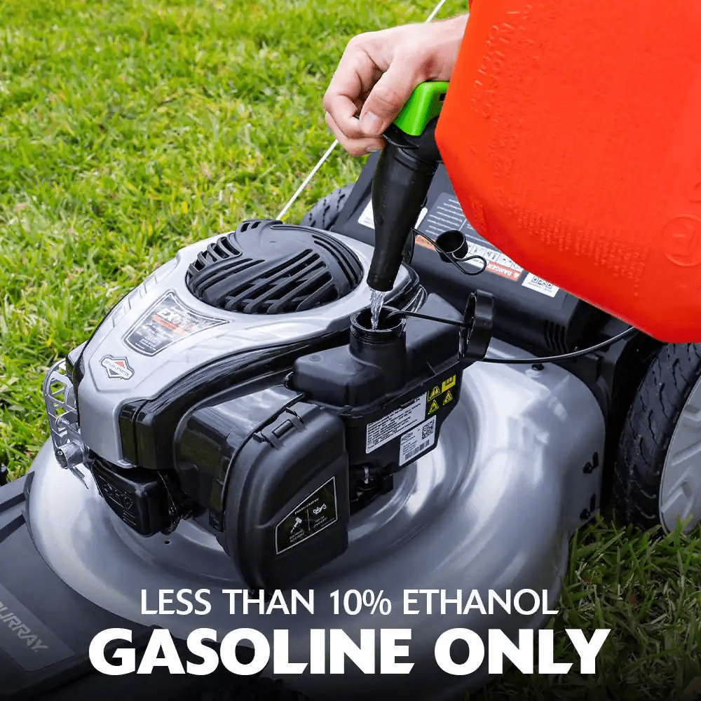 21 In. 140 Cc Briggs and Stratton Walk behind Gas Push Lawn Mower with Height Adjustment and with Mulch Bag - Image 11