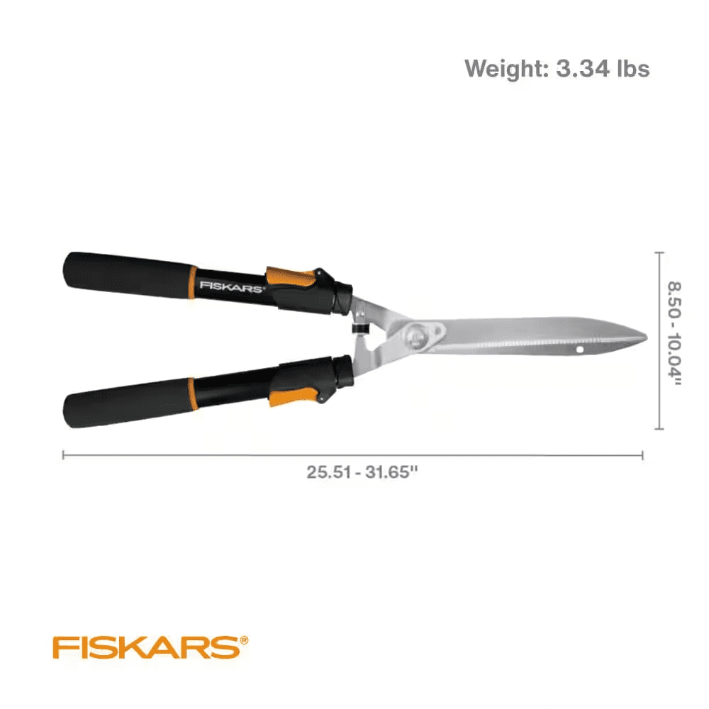 9 In. Power-Lever Steel Blade Telescoping Steel Handle Hedge Shears - Image 5