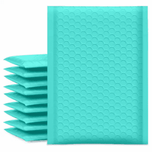 Teal Bubble Mailers 6 X 10 In. 25 Pack Padded Envelopes Self Seal Waterproof for Jewelry Makeup Supplies