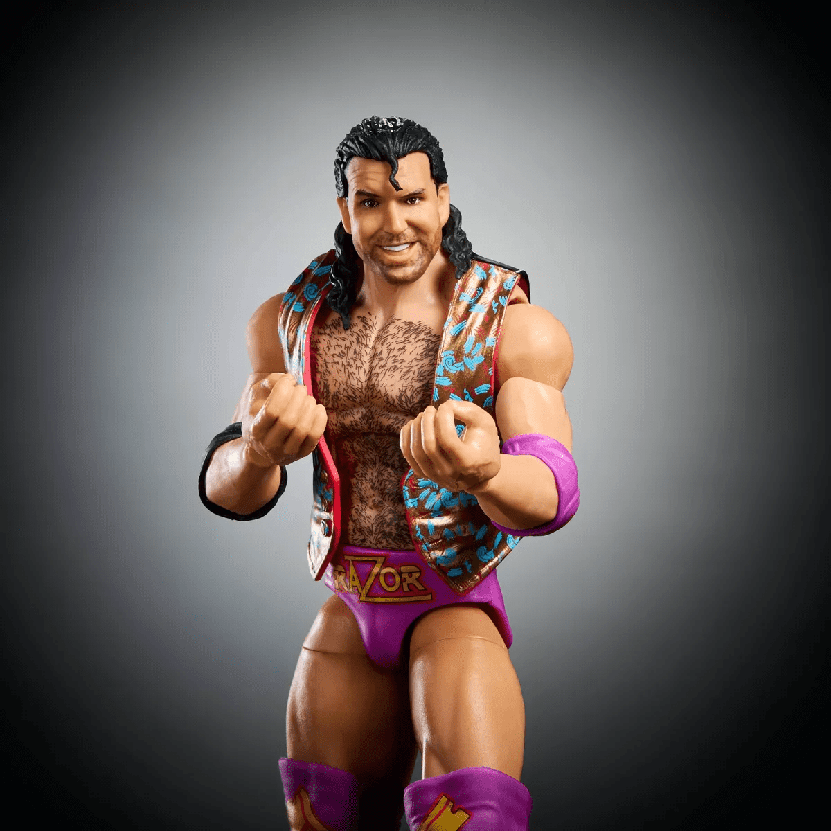 WWE Legends Razor Ramon Action Figure & Accessories, 6" Collectible Set - Image 3