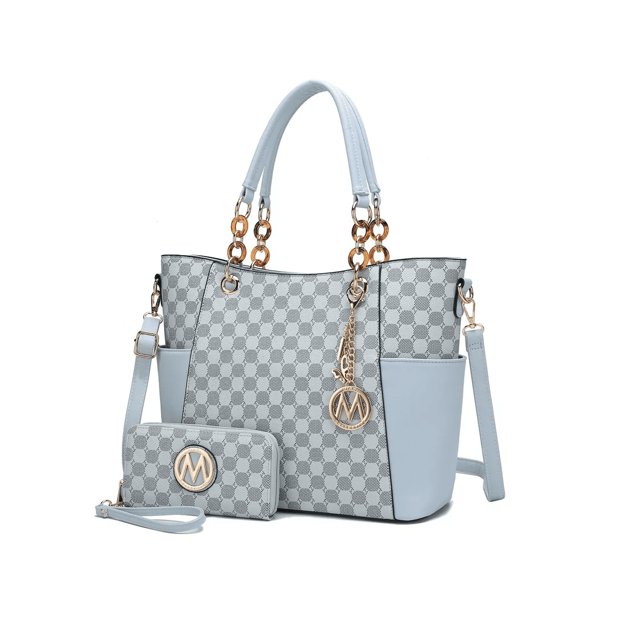 MKF Collection Merlina Circular Print Women’S Tote Bag with Matching Wallet by Mia K - Image 9