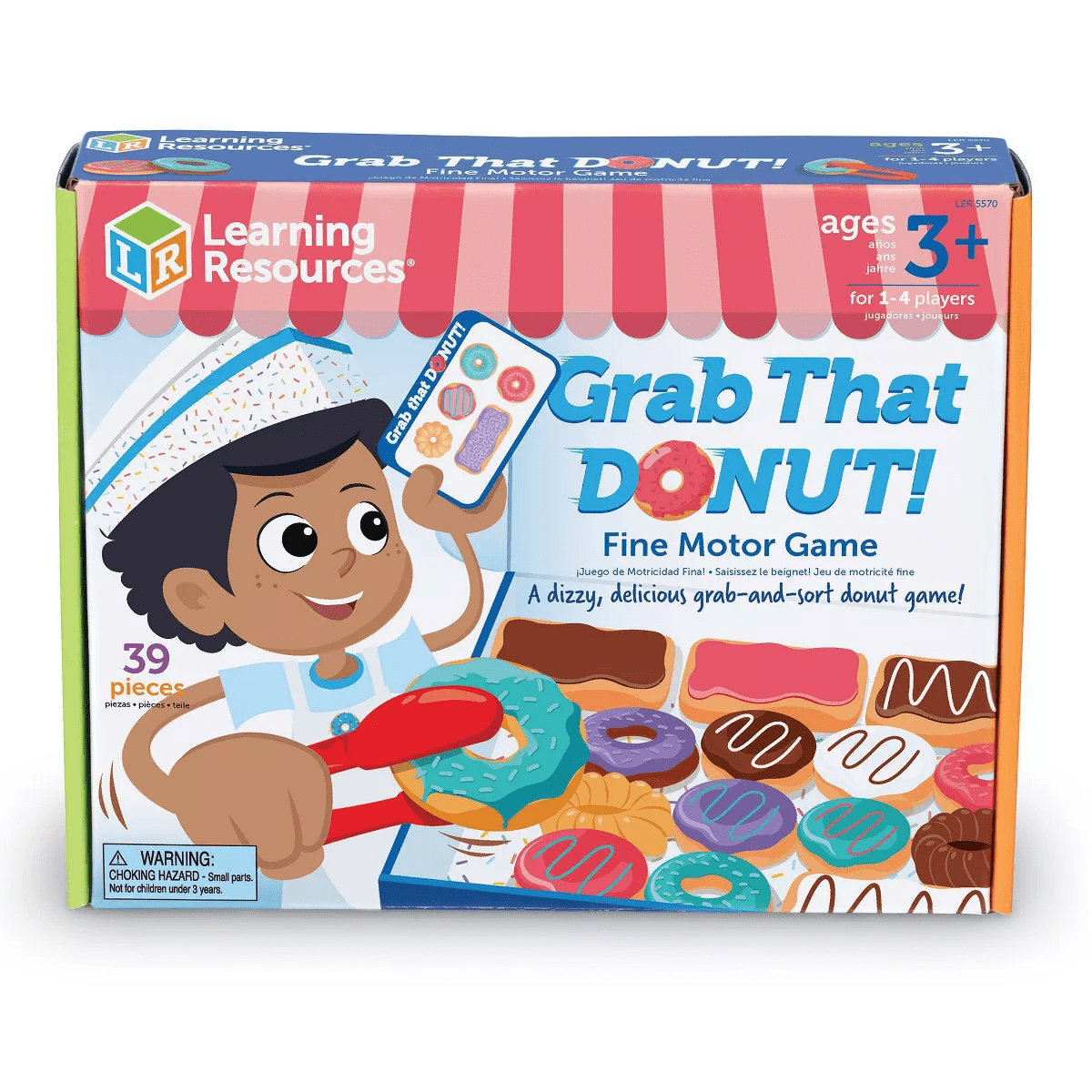 Learning Resources Grab That Donut Fine Motor Game - Image 6