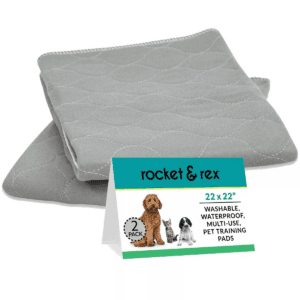 Rocket & Rex Washable Reusable Pee Pads for Dogs - M