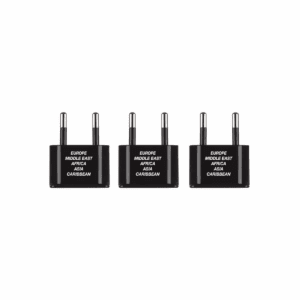 Travel Smart by Conair Continental Adapter Plug Set - 3Pk: for International Travel