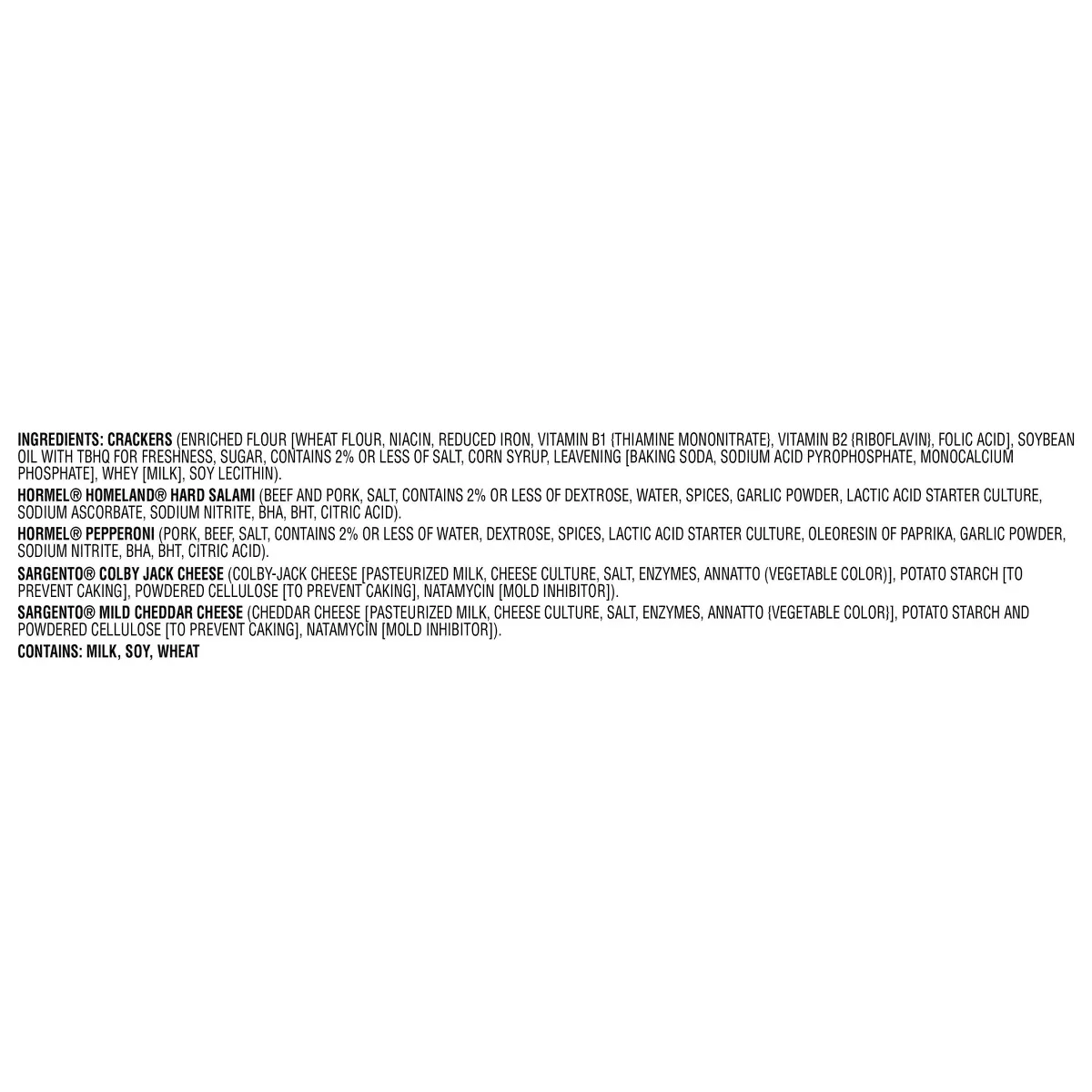 Hormel Gatherings Hard Salami, Pepperoni, Cheese & Crackers Charcuterie Party Tray - 28Oz - Image 6