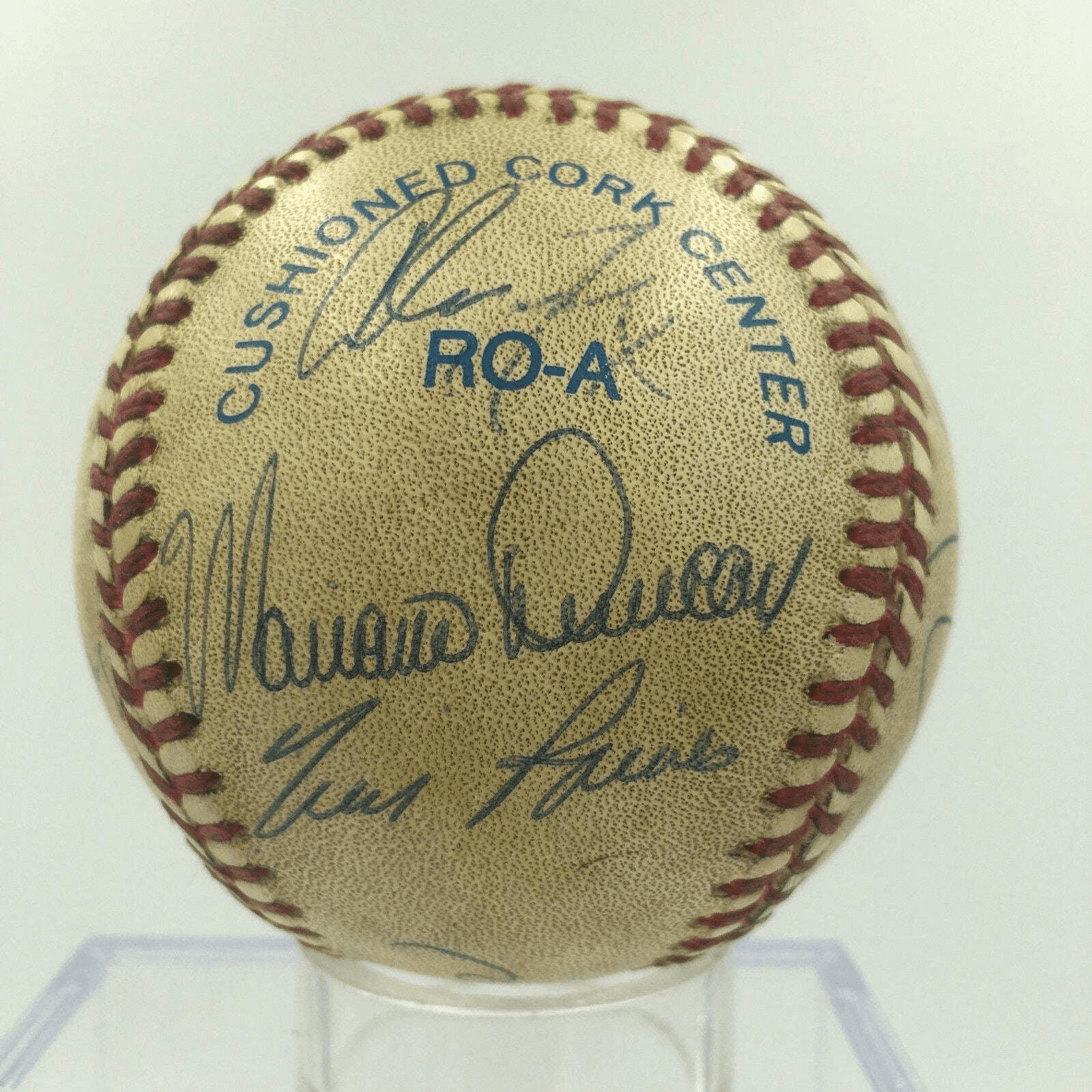 1996 NY Yankees W.S. Champs Team Signed Game Used Baseball Derek Jeter JSA COA - Image 6