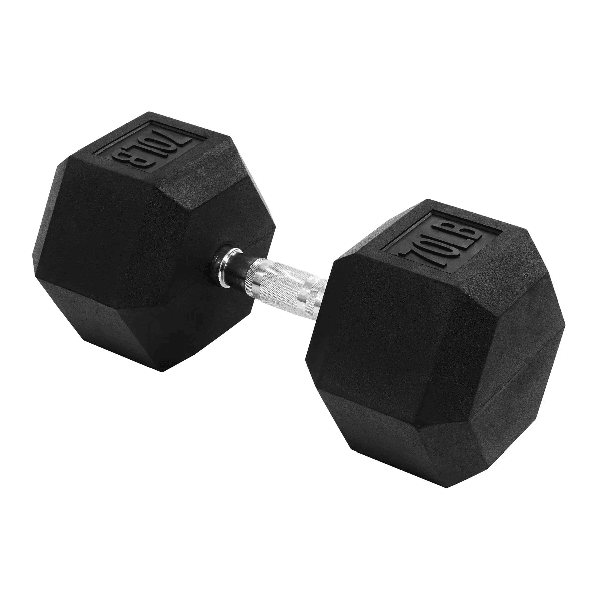 Signature Fitness Hex Dumbbells Non-Slip Free Weights Full Body Strength Training Home Gym Workout Equipment Set - Image 13