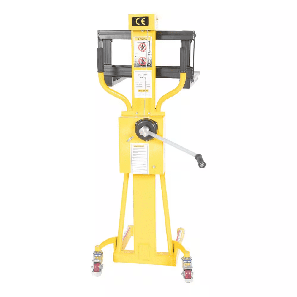 330 Lb. Capacity 23 In. X 59 In. Portable Hand Winch Lifter - Image 4