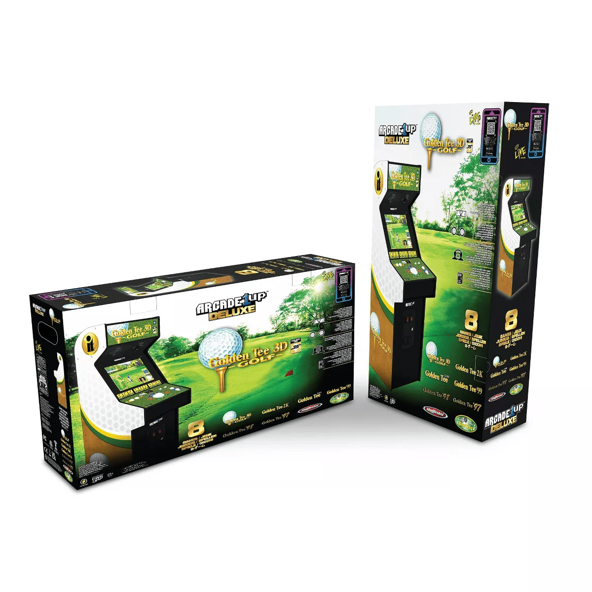 Arcade1Up Golden Tee 3D 35Th Anniversary Deluxe Arcade Machine - Image 6