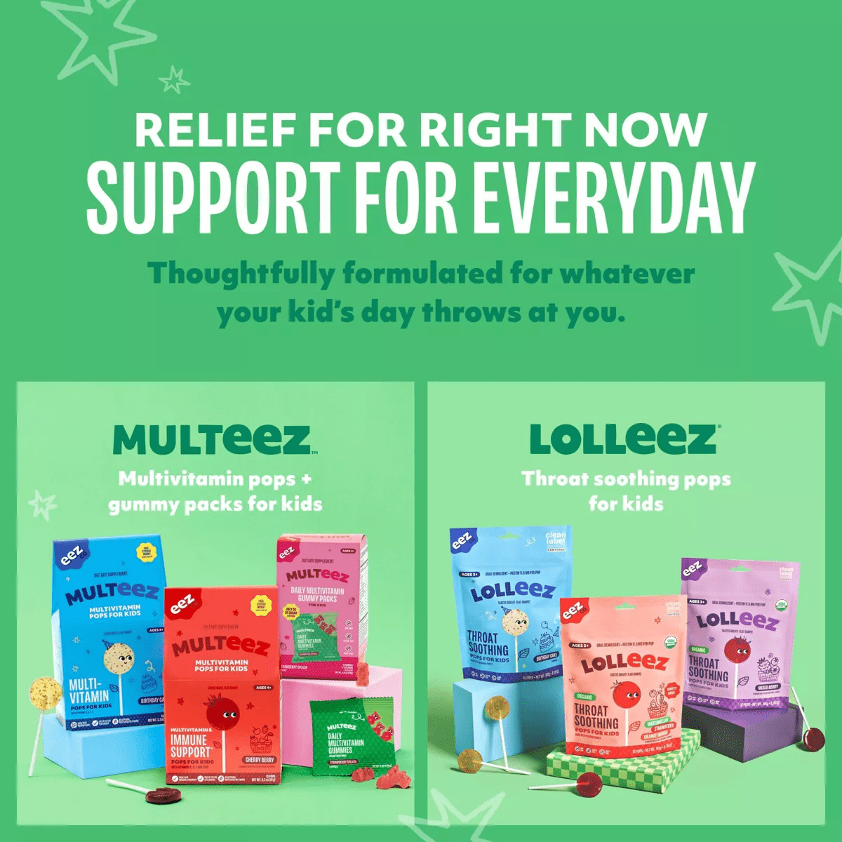 The Eez Co. Lolleez Organic Throat Soothing Pops - Watermelon, Strawberry & Orange Mango - 15Ct - Image 9