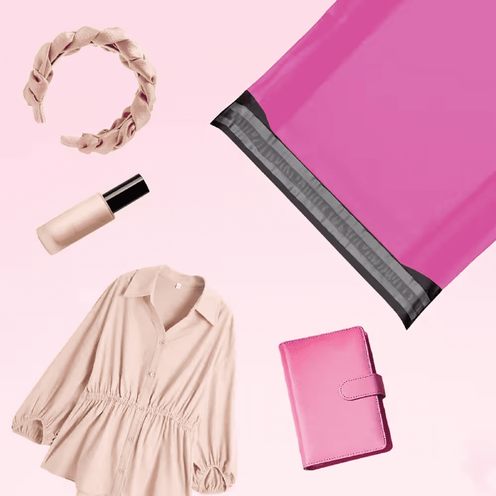 Pink Poly Mailers 14.5 X 19 In. 100 Pack Strong Adhesive Waterproof Shipping Envelopes for Clothing and Small Business - Image 5