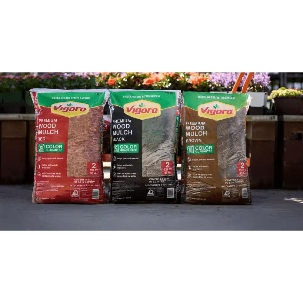 2 Cu. Ft. Premium Brown Wood Shredded Bagged Mulch - Image 6