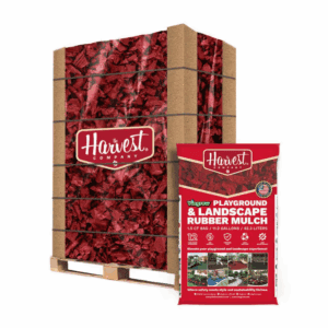 Viagrow 1.5 Cu. Ft. / 2000 Lbs. Red Wood Rubber Mini-Nuggets Bagged Mulch for Landscape and Playground (50-Pack)