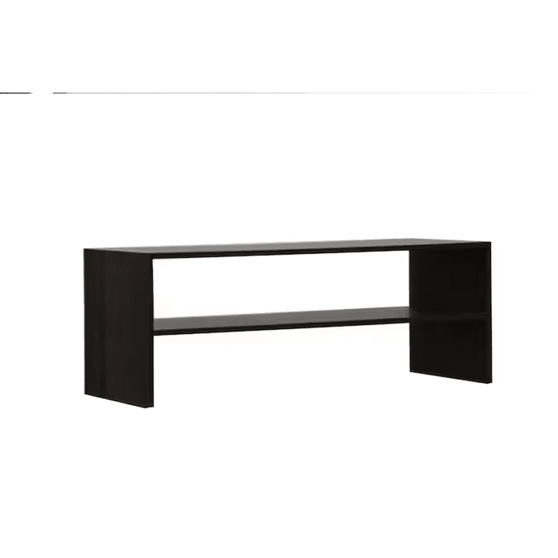 11.63-In H X 31-In W X 11.63-In D Dark Chocolate Stackable Wood Laminate Cube Organizer - Image 8