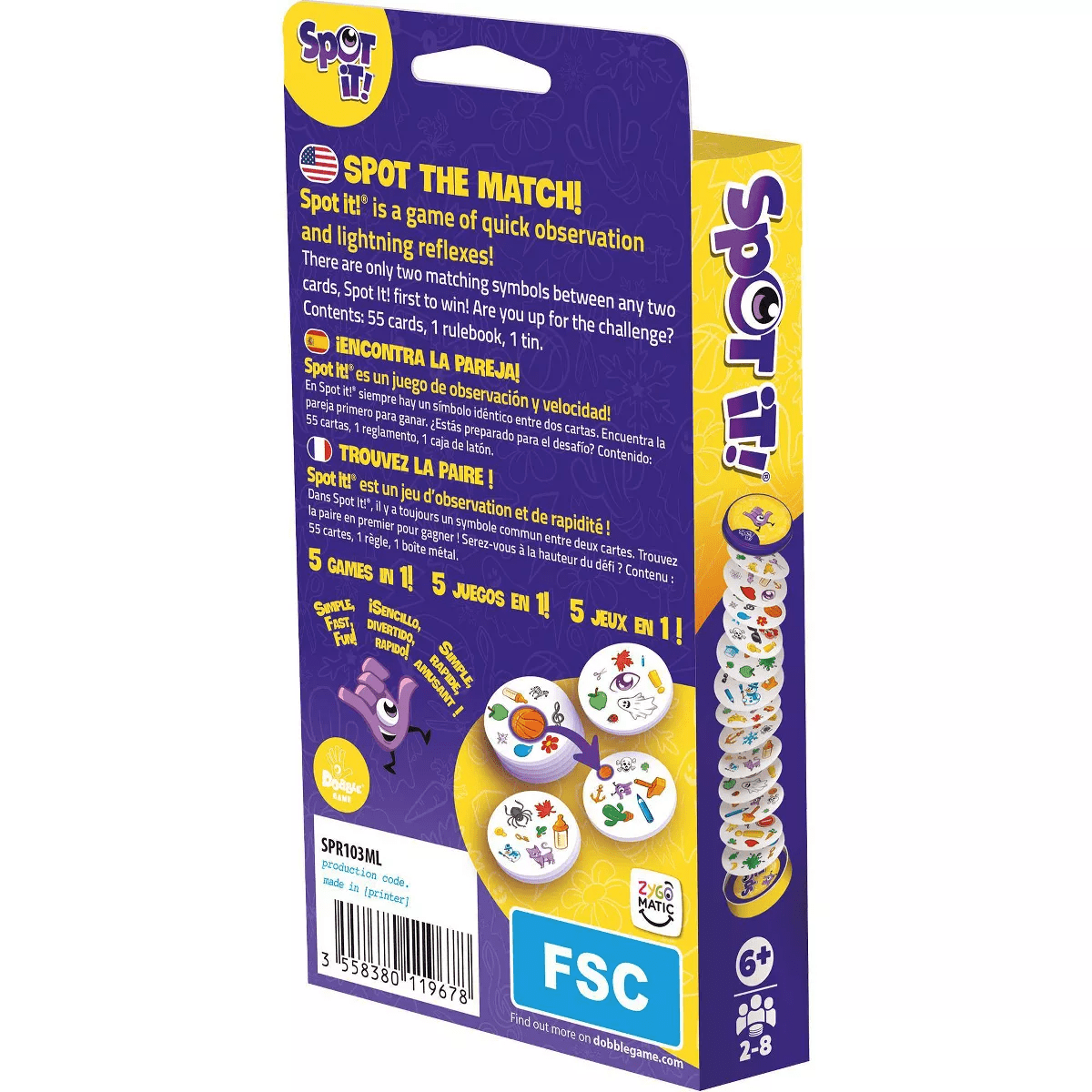 Asmodee Spot It Eco 2024 Card Game - Image 2