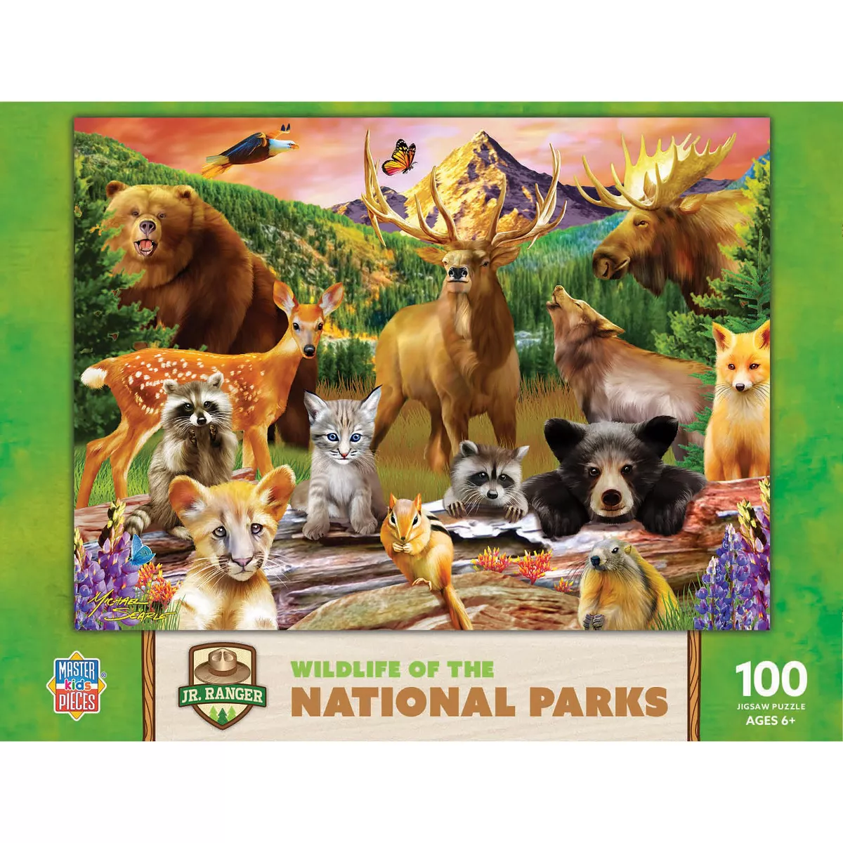 Masterpieces 100 Piece Jigsaw Puzzle for Kids - National Parks