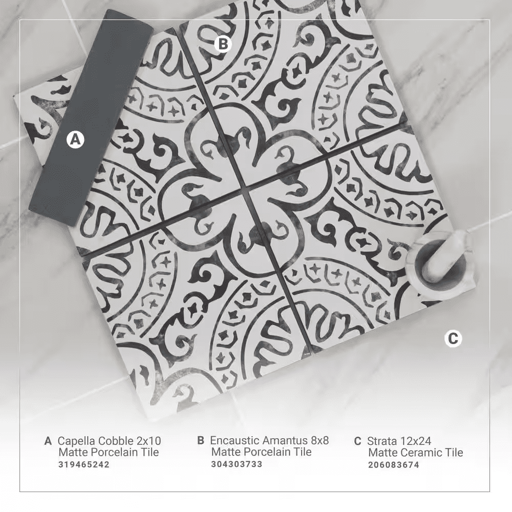 Strata 12 In. X 24 In. Matte Ceramic Marble Look Floor and Wall Tile (16 Sq. Ft. /Case) - Image 5