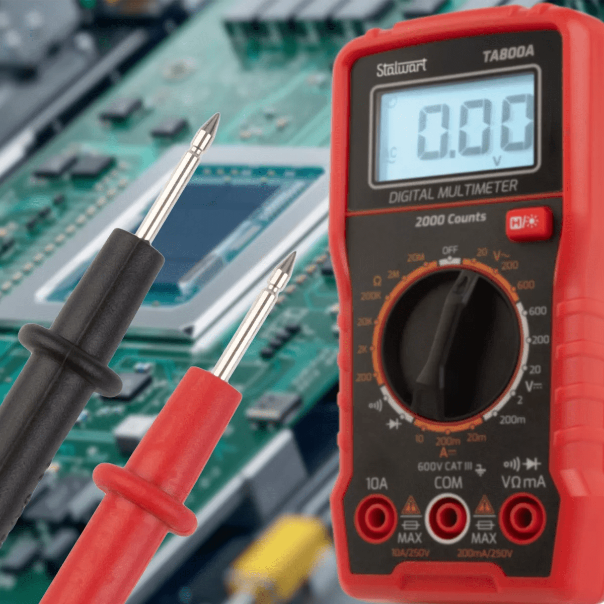 Stalwart Digital Multimeter Voltage Tester - Image 2